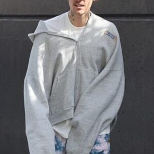 Justin Bieber Grey Hoodie