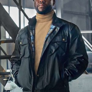 Kevin Hart Lift 2024 Black Jacket