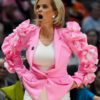 LSU Coach Kim Mulkey Pink Jacket