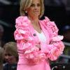 LSU Coach Kim Mulkey Pink Jacket