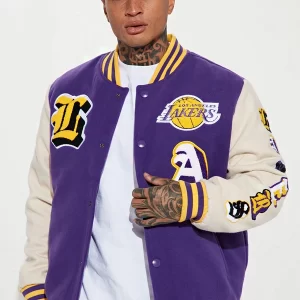 lakers letterman jacket