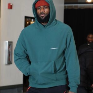 LeBron James Uninterrupted Teal Hoodie