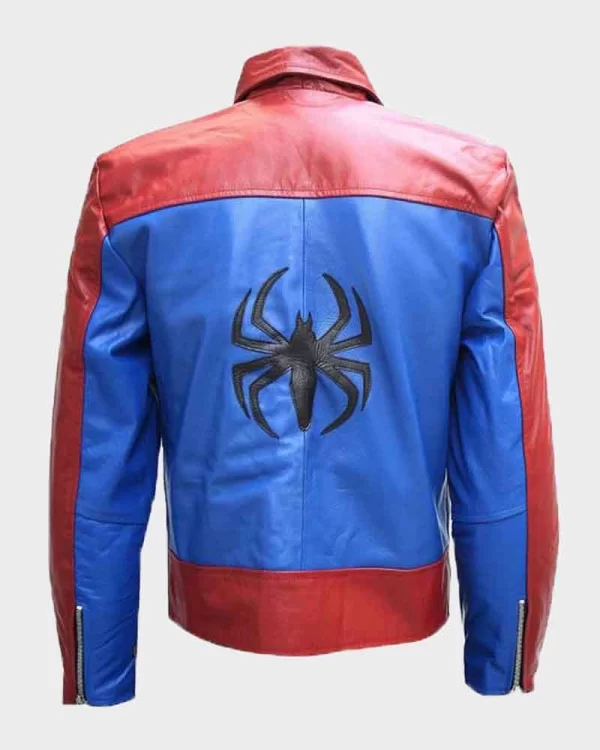 Spiderman Style Mens Biker Jacket