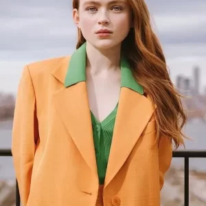 Stranger Things 2022 Sadie Sink Orange Blazer