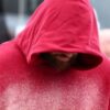Travis Kelce Marni Red Hoodie
