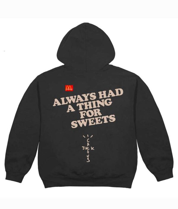 Travis Scott Mcdonalds Black Hoodie