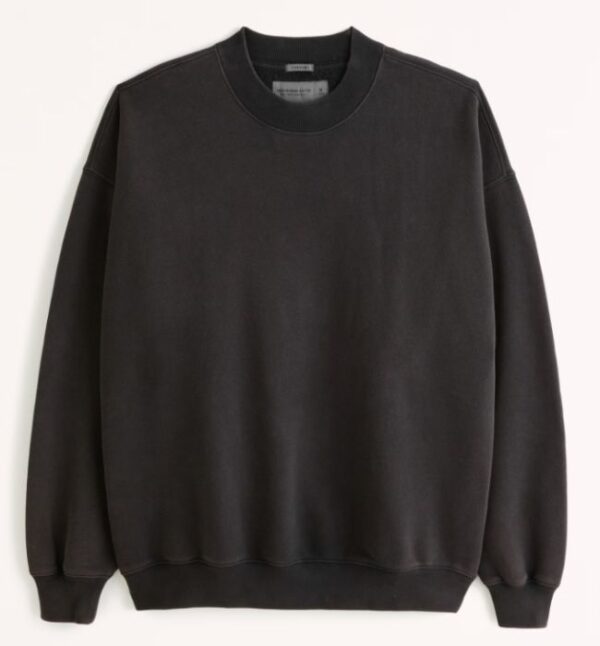 Essential Crew Sweatshirt Black