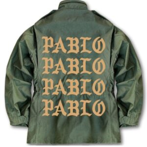 Kanye West Atlanta Pop-Up Yeezy Pablo Green Military Jacket