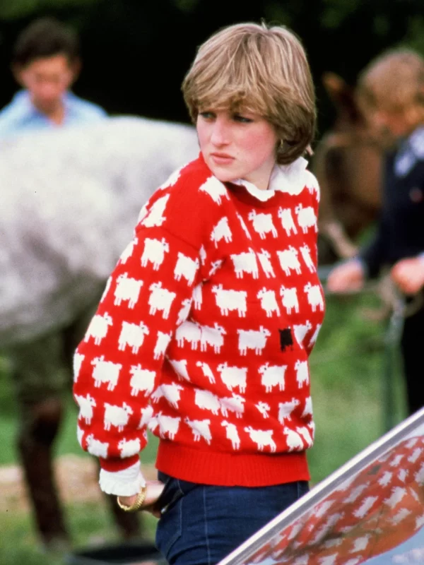 Princess Diana Black Sheep Sweater