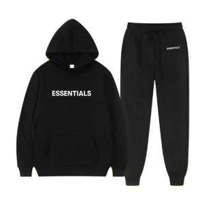 Pullover Essentials Basic Tracksuit – Black