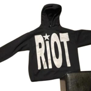 Riot Cropped Hoodie