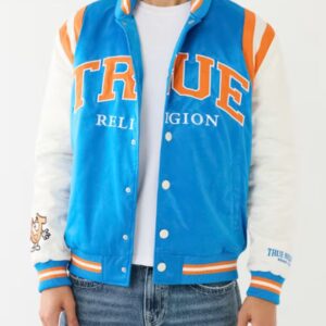 TRUE RELIGION VARSITY BOMBER JACKET