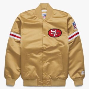 Vintage San Francisco 49ers Gold Bomber Jacket