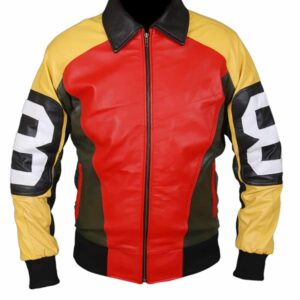 8 Ball Pool Seinfeld Michael Hoban Leather Bomber Jacket