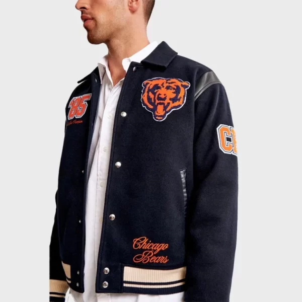 Abercrombie Chicago Bears Varsity Jacket