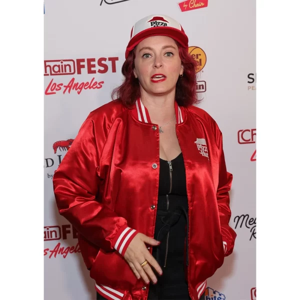 ChainFEST 2024 Rachel Bloom Red Jacket