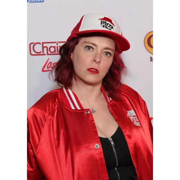 ChainFEST Rachel Bloom Red Jacket