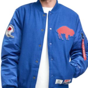 Buffalo Bills Bomber Varsity Jacket