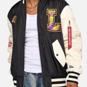 Los Angeles Lakers Alpha Industries Bomber Jacket