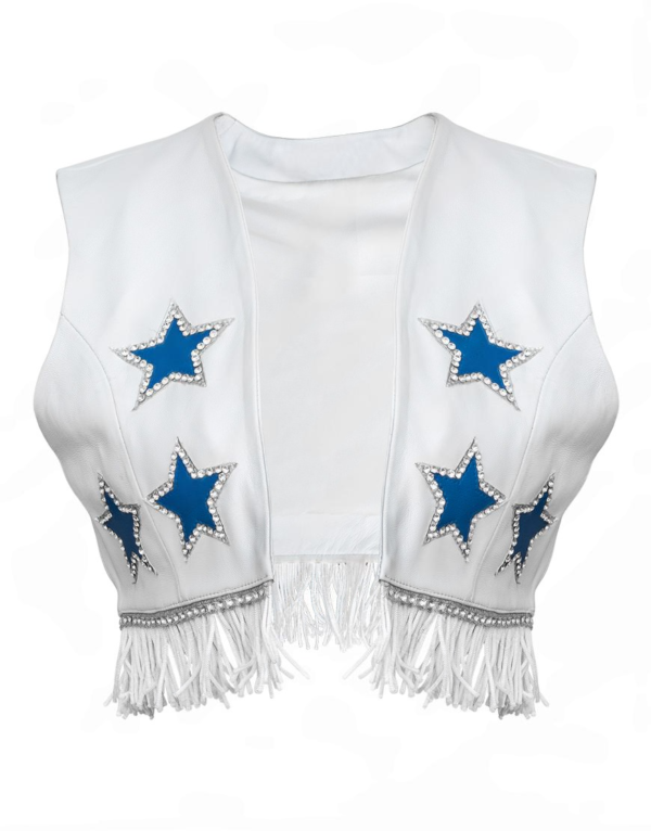 Dolly-Parton-Thanksgiving-Halftime-Show-White-Star-Vest