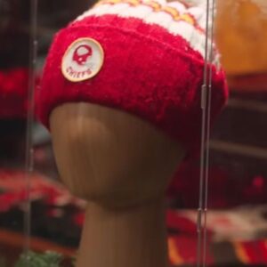 A Chiefs Love Story Christmas Hat