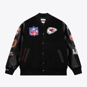 NFL Kansas City Blackout Varsity Jacket