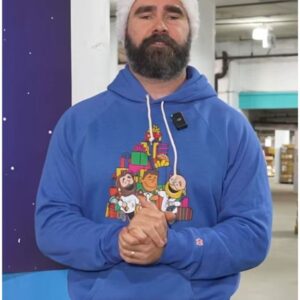 Operation Snowball Jason Kelce Blue Hoodie