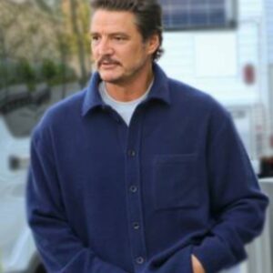 Pedro Pascal Materialists 2024 Blue Shirt