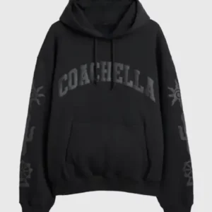 Gap-×-Coachella-Oversized-Black-Pullover-Hoodie