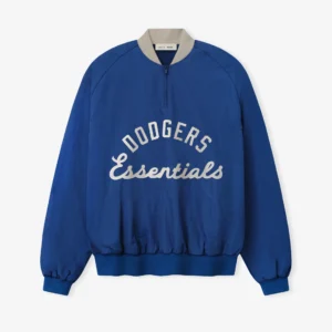 Fear Of God x MLB LA Dodgers Half Zip Pullover Jacket